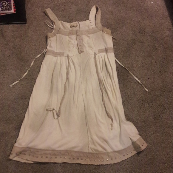 Miss Me M Shabby Chic Hippie Boho Dress Rivets - Picture 7 of 7